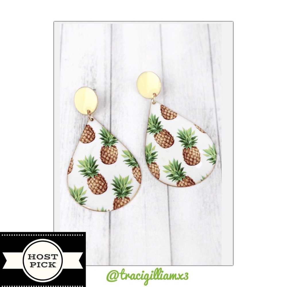 🍍Pineapple Teardrop Earrings